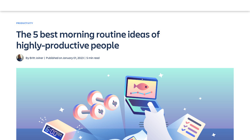Good Morning: Ritual/Routine Landing Page