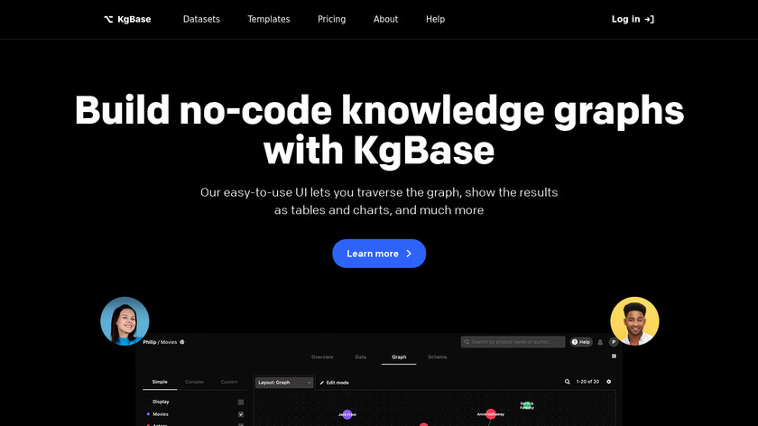 KgBase Landing Page
