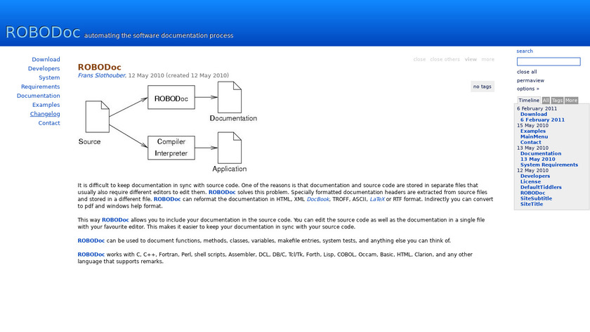 ROBODoc Landing Page