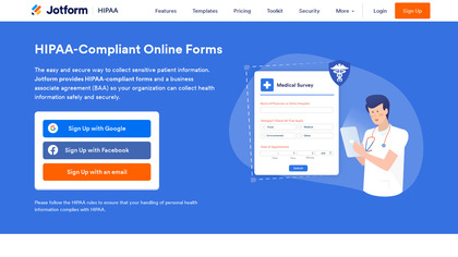HIPAA compliant forms by Jotform image