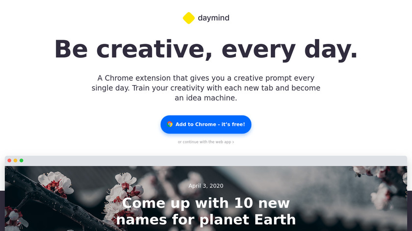 Daymind Landing Page