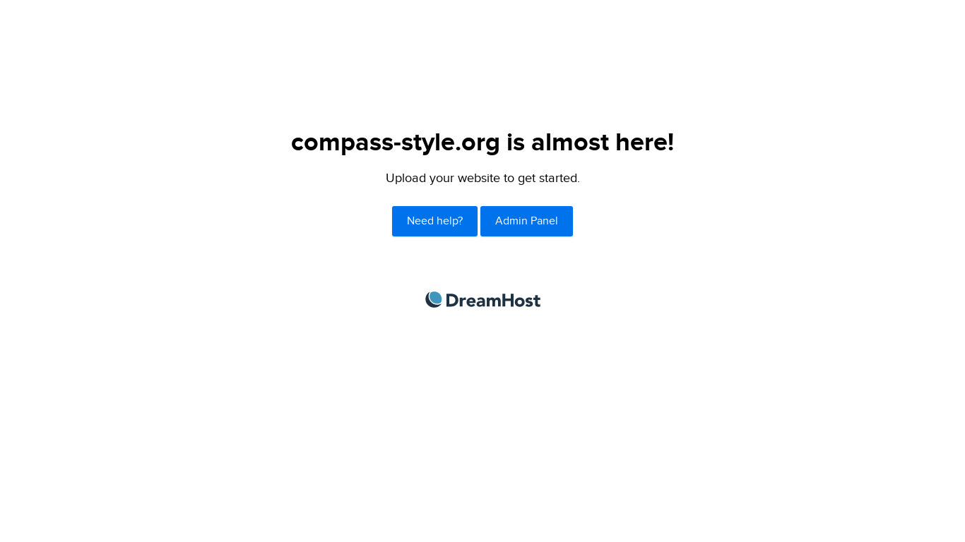 Compass CSS Landing page