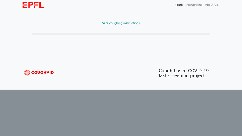 Coughvid Landing Page