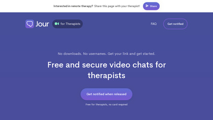 Jour for Therapists image