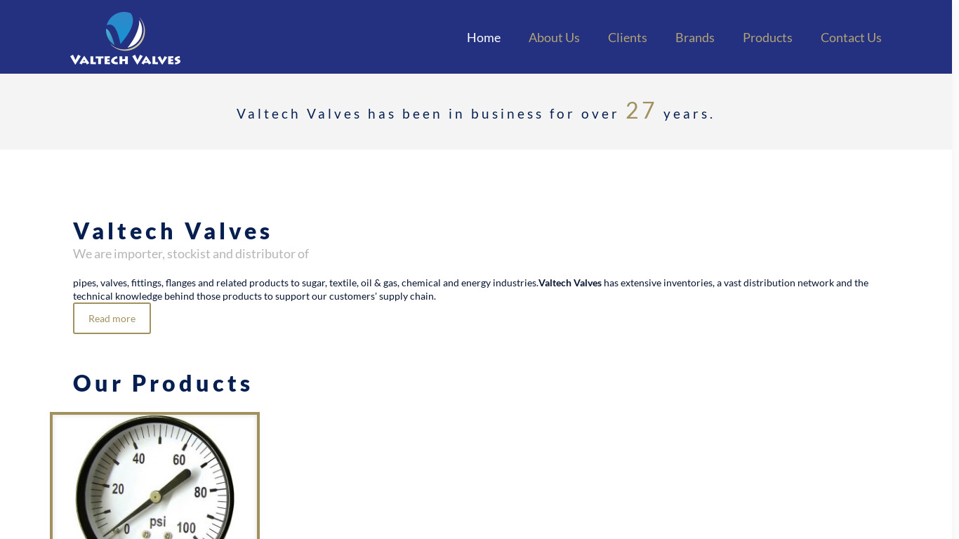 Valtech Landing page