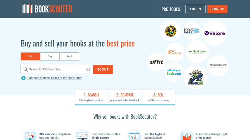 BookScouter Landing Page