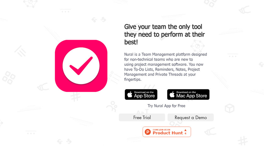 Nural Smart Personal Assistant Landing Page