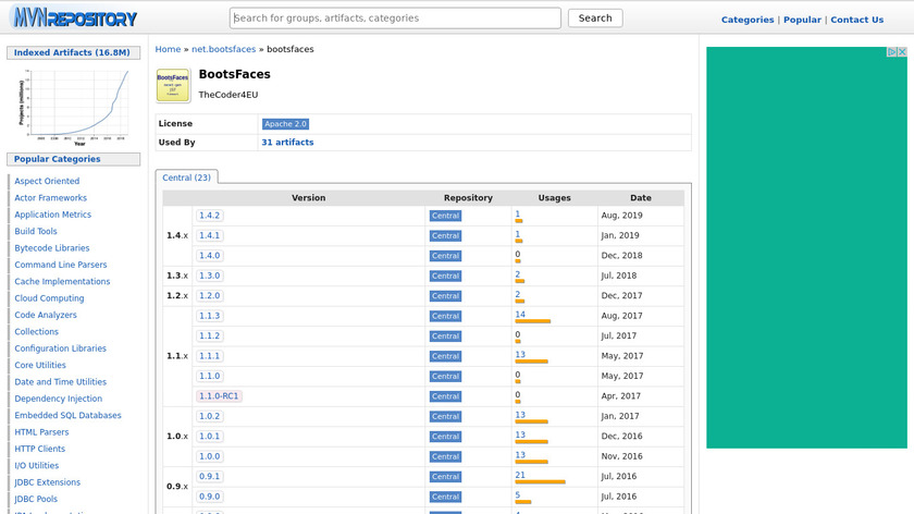 BootsFaces Landing Page