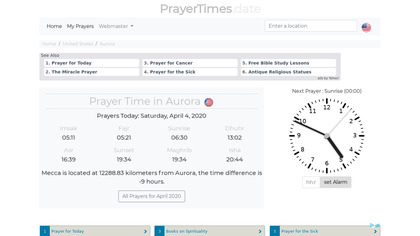 Prayer Times || Auto azan image