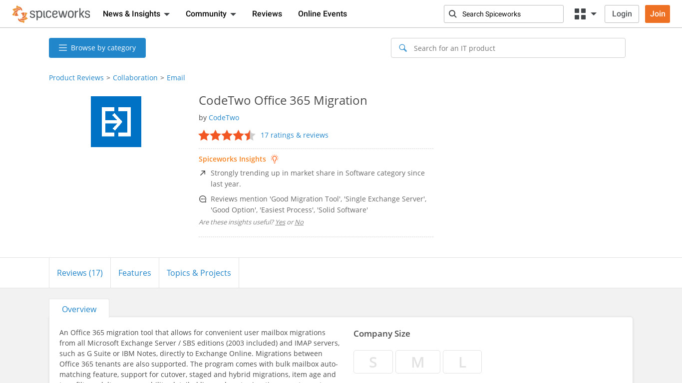 CodeTwo Office 365 Migration Landing page