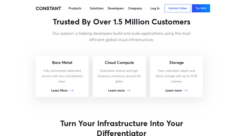 Constant.com Landing Page