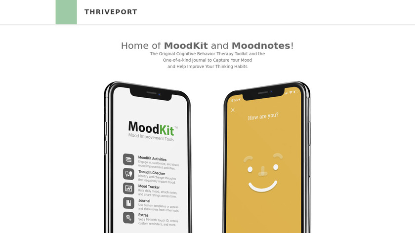 Moodnotes Landing Page