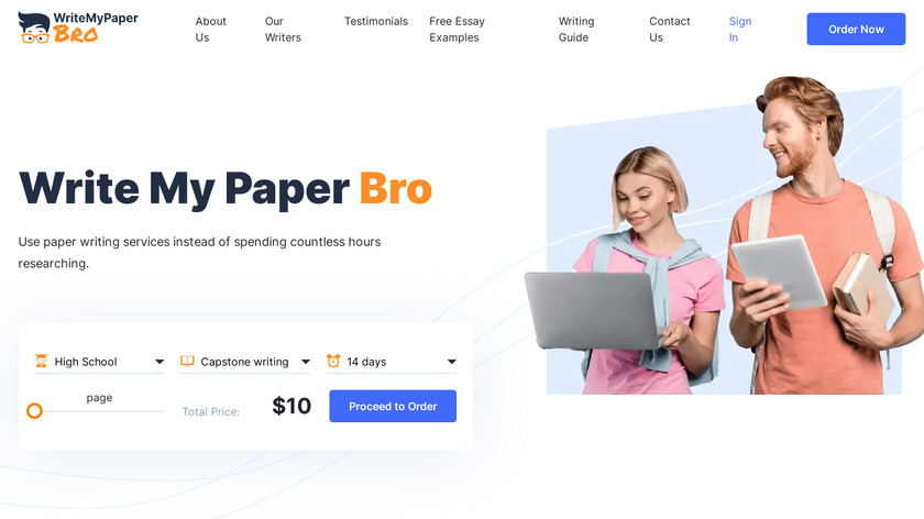 Writemypaperbro Landing Page