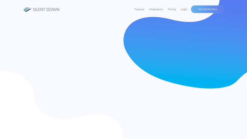 Silent Down Landing Page