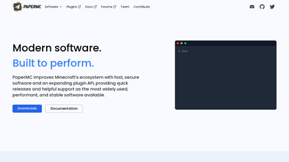 PaperMC image