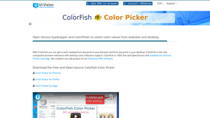 ColorFish Color Picker screenshot