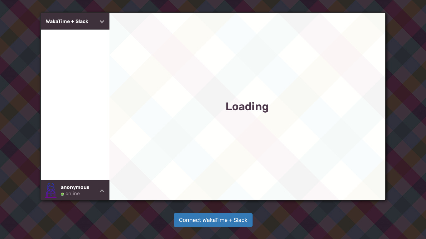 WakaTime + Slack Landing page