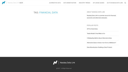 Quandl - Financial Data API image