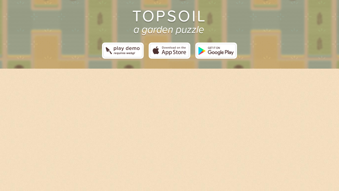 Topsoil Landing page