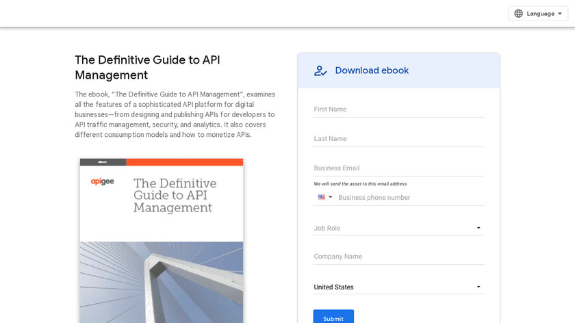 Apigee Open Banking APIx Landing Page
