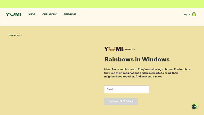 Rainbows in Windows Landing Page