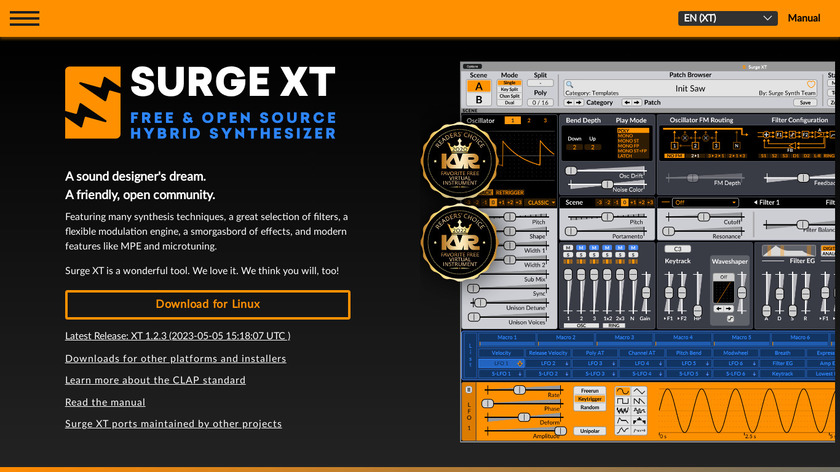 Surge XT Landing Page