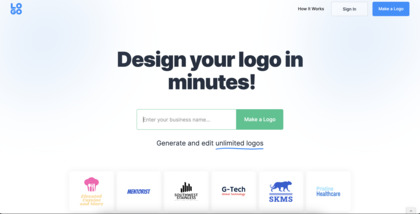 Logo.com screenshot