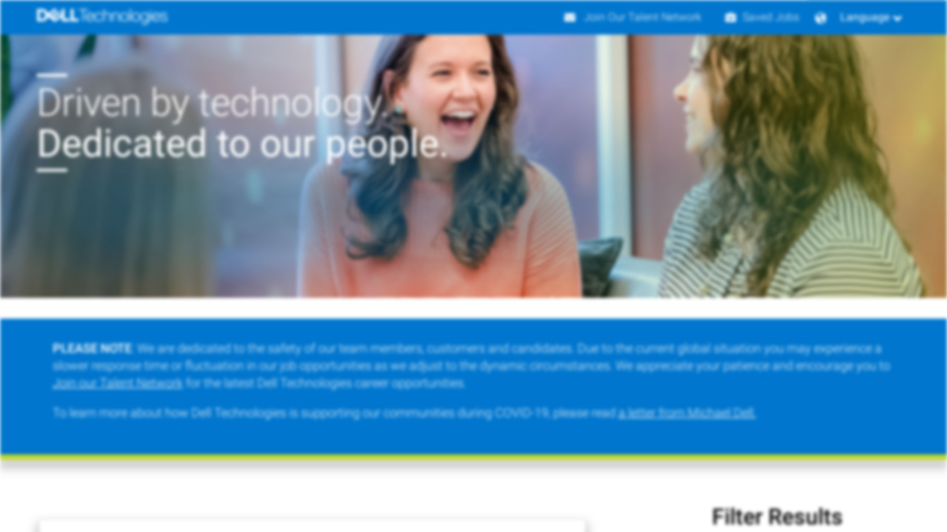 Dell Secureworks Landing page