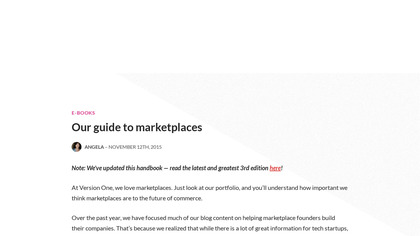 A Guide to Marketplaces image