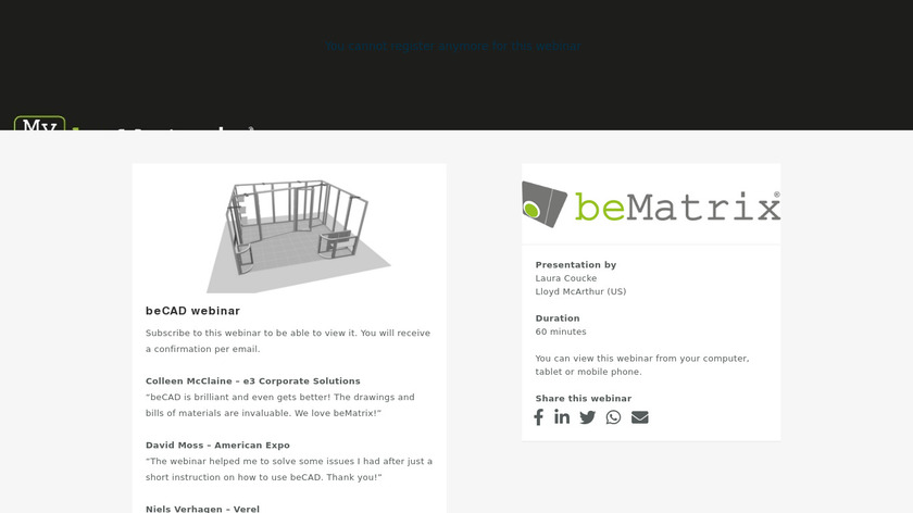 WebinarGeek Landing Page