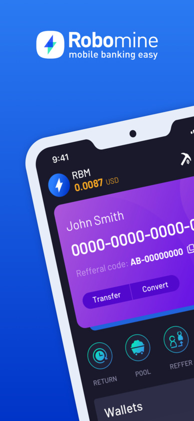 Robomine.io Landing Page