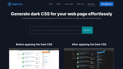 Dark CSS Generator image
