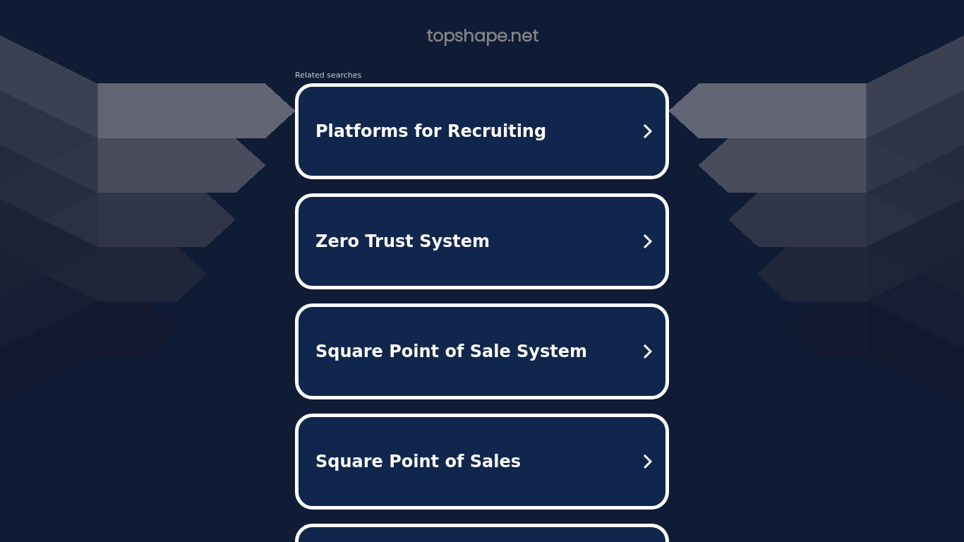 TopShape Landing page