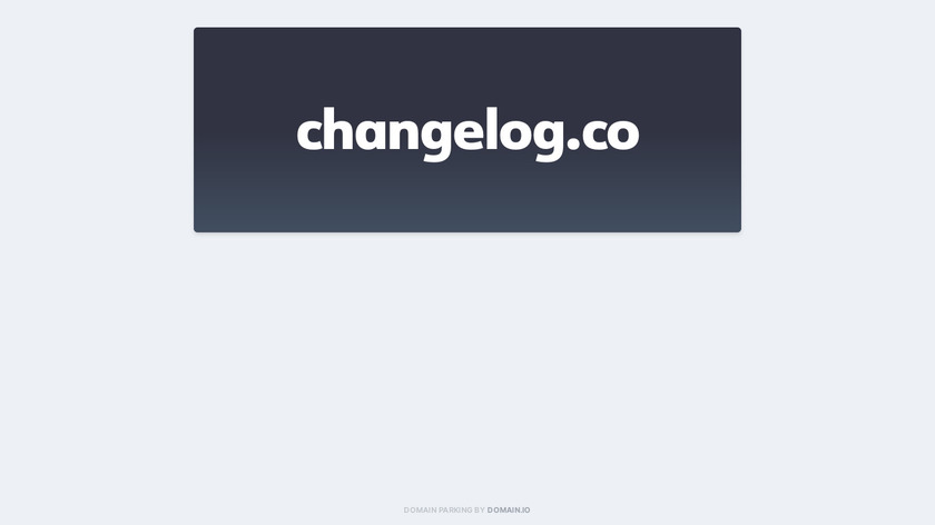 Changelog.co Landing Page