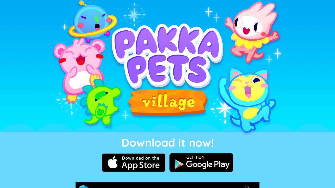 Pakka Pets Landing page