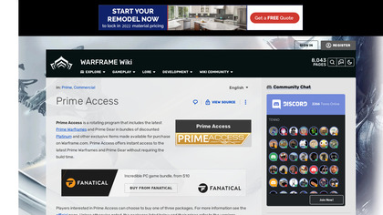 Warframe: Valkyr Prime Access Pack image