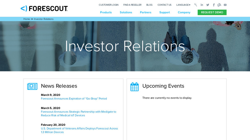 Forescout Landing Page