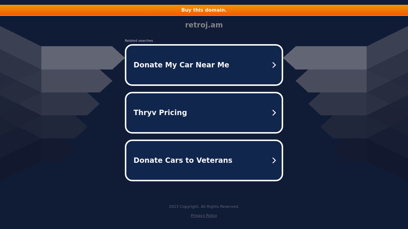Retro Jam Landing Page