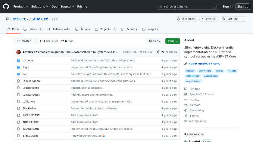 SlimGet Landing Page