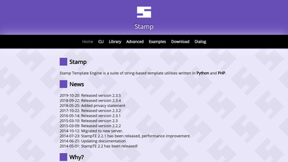 Stamp Template Engine image