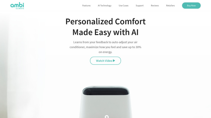 Ambi Climate Landing Page