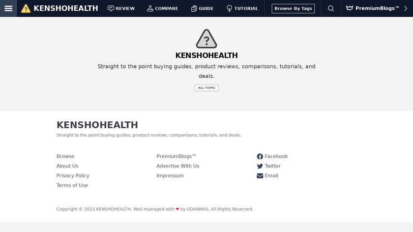 Kensho Health Landing Page