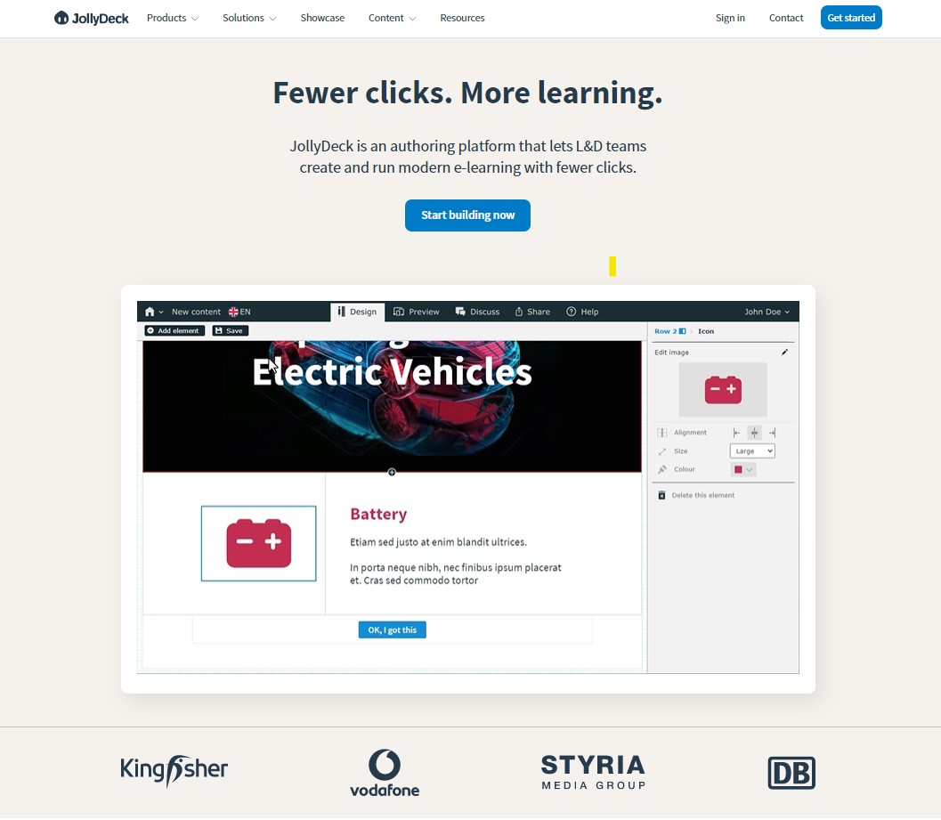 JollyDeck Landing page