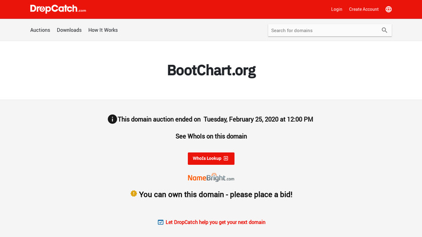 Bootchart Landing Page
