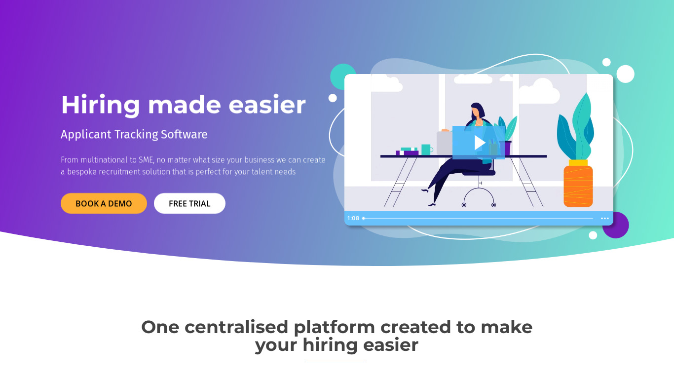 Candidate Manager Landing page