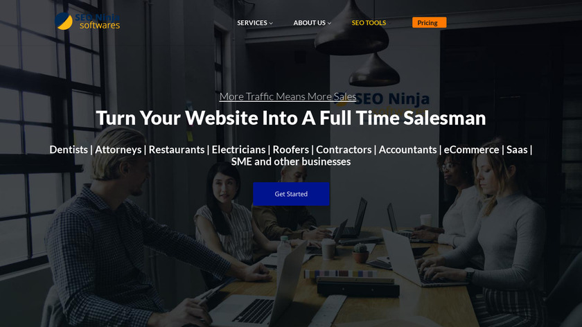 Free SEO Tools Landing Page