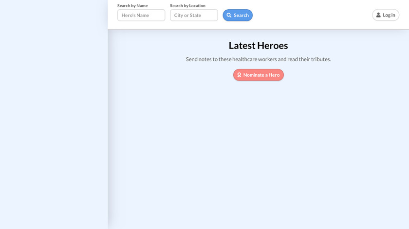 Healthcare Heroes Landing Page