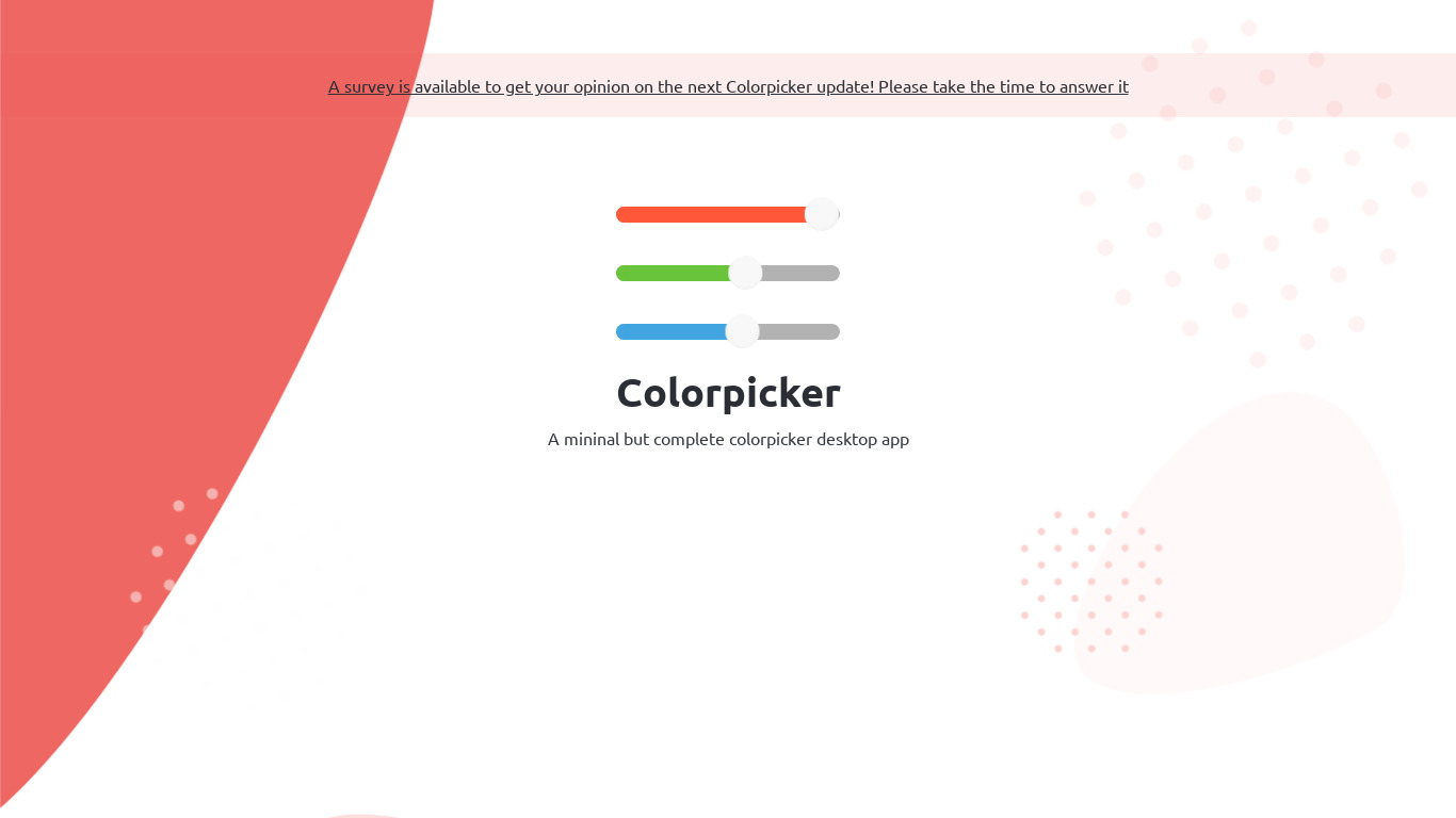 ColorPicker (Electron) Landing page