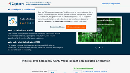 capterra.nl SalesBabu Service CRM image
