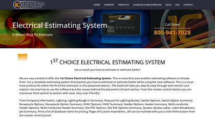 1st Choice Electrical Estimating System image